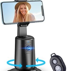 360° Auto Face Tracking Tripod – Hands-Free Smart Shooting for Live Video