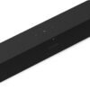 Black Sonos soundbar with touch controls on top.