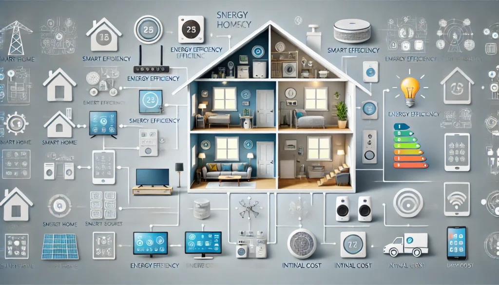 Balancing Energy Efficiency and Initial Cost: A Debate on Smart Home Technology